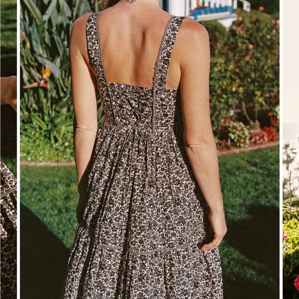 Christy Dawn Adele Dress in Daisy Black - Picture 2 of 10